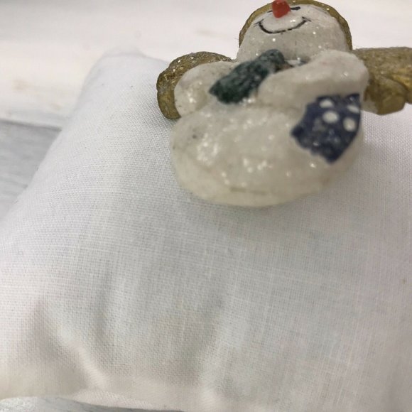 Angle Snowman Glitter With Halo Boyds Bears - Picture 2 of 7